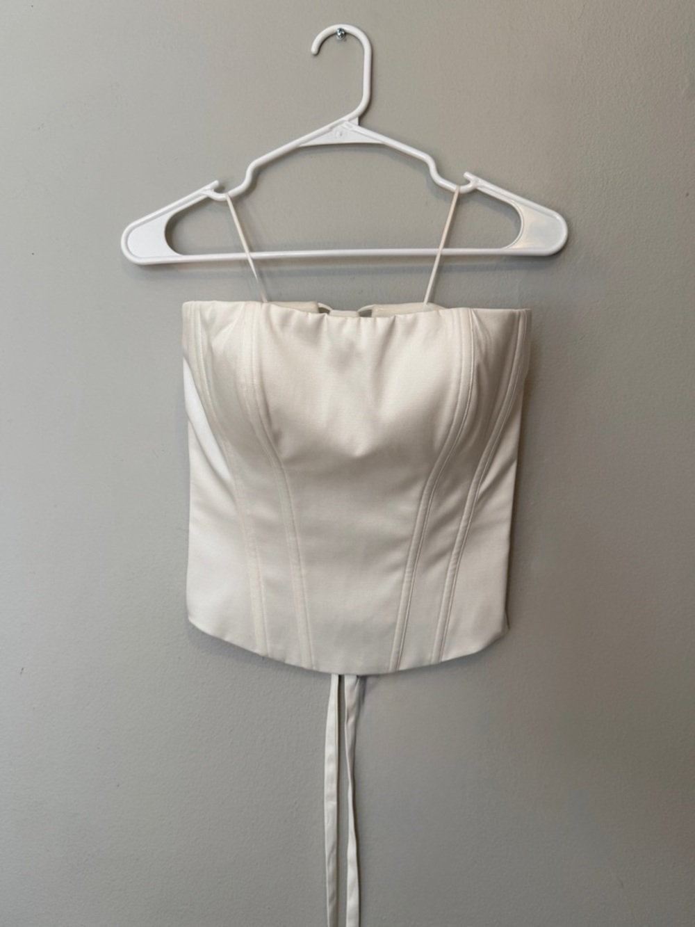 Mare Mare Vienna White Strapless Corset Top